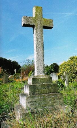 A Grave in a cemetery.