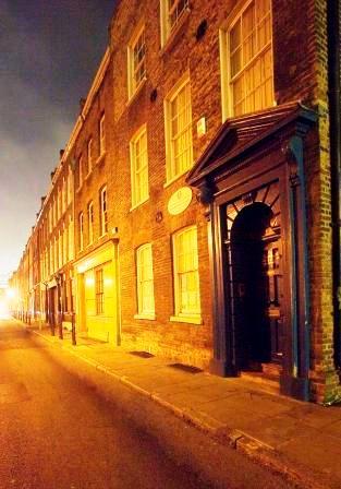 A haunted house in London.
